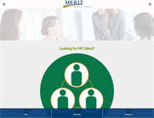 Tablet Screenshot of merithr.com